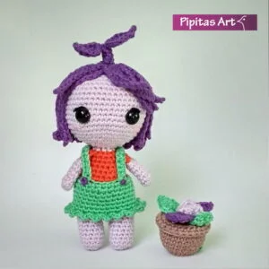 Moana de crochê amigurumi - Comprar em TriCrochê